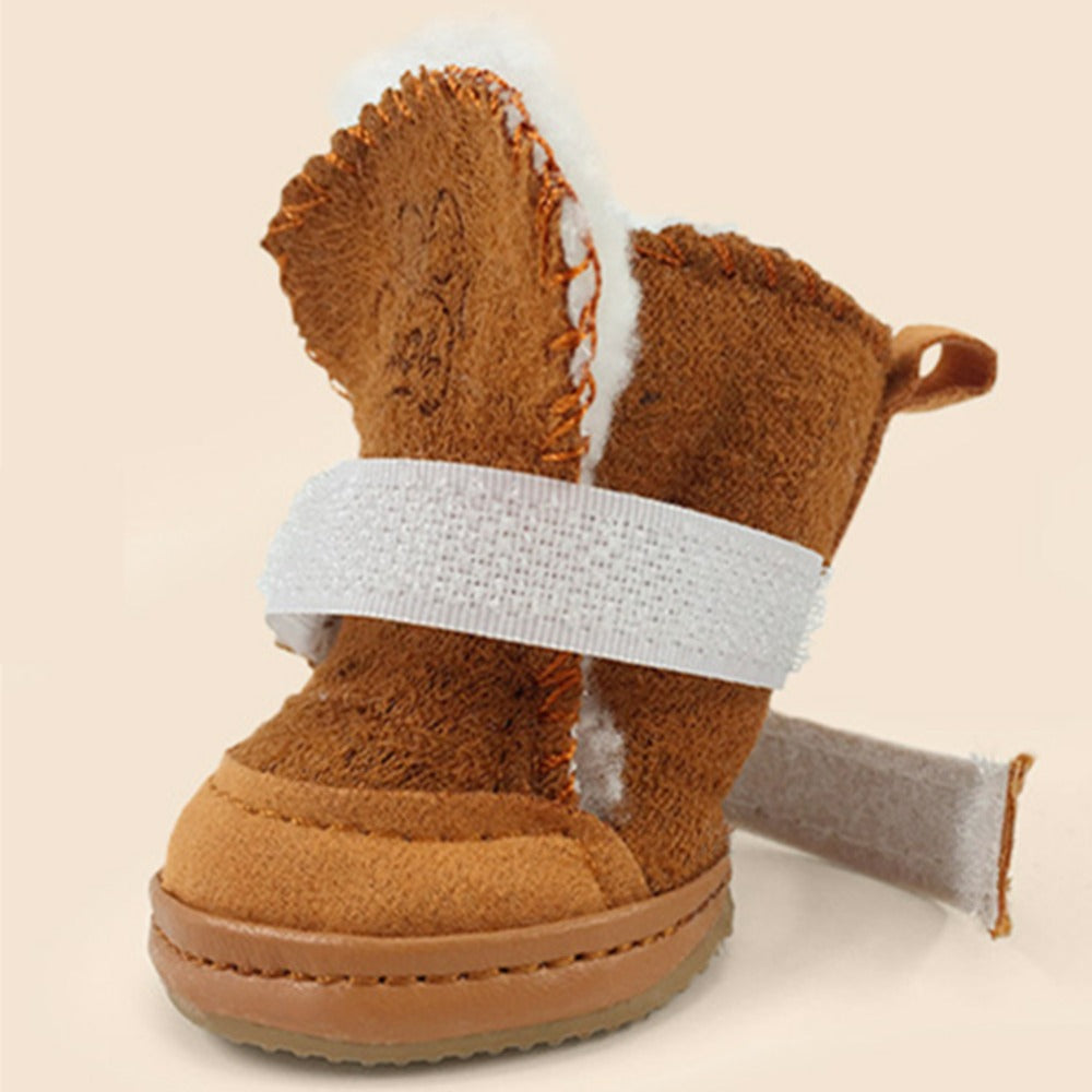 SHEEP Cozy Lambswool Dog Shoes – Perfect for Snow and Cold