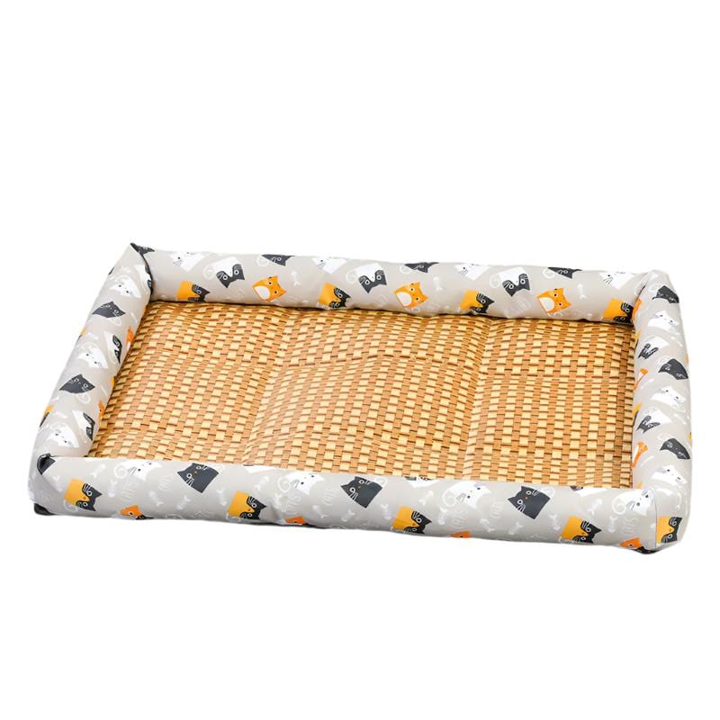 Haustierbett COOL Kühlmatte für Haustiere Beige / 40x30 cm