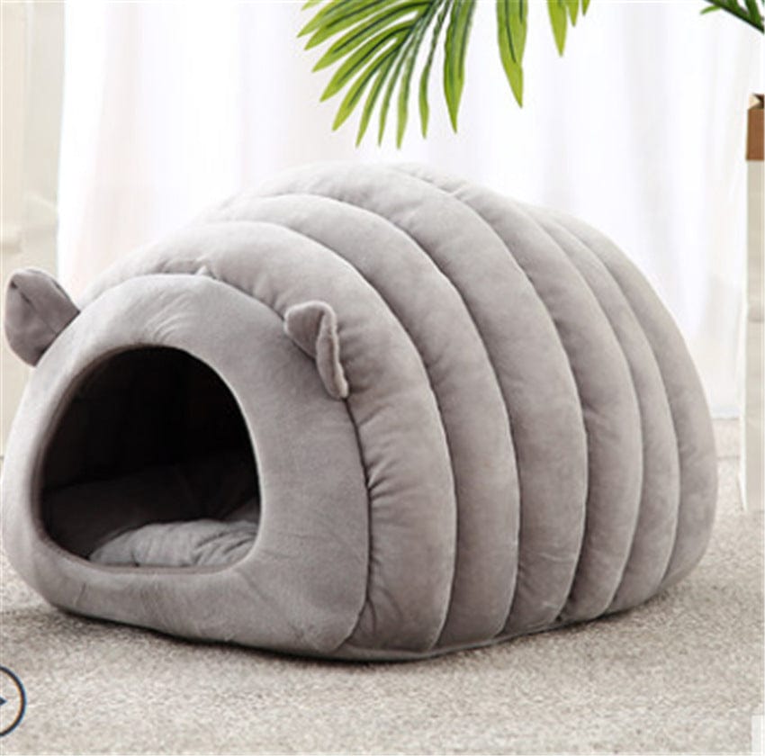 Haustierbett LOUIS CuddleCave Kuschelhöhle Light Grey / S