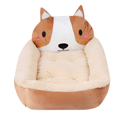 Haustierbett TOBY Kuschelbett Tier-Design 8 / 45x38x12 cm