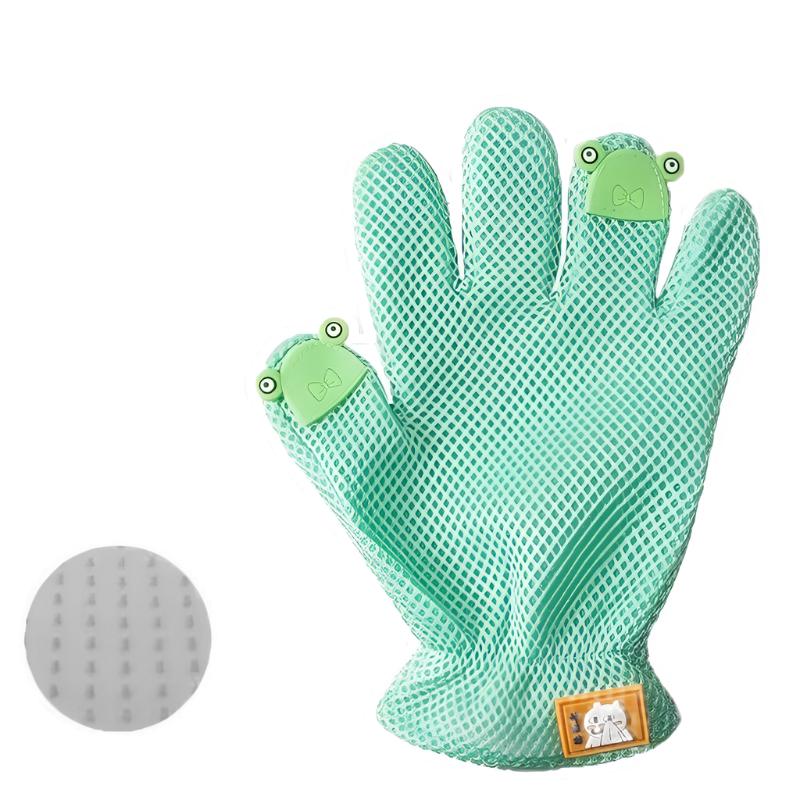 Haustierpflege Handschuh JOHN Haustierpflege Handschuh – Multifunktionale Silikonbürste für Bad, Massage und Haarentfernung