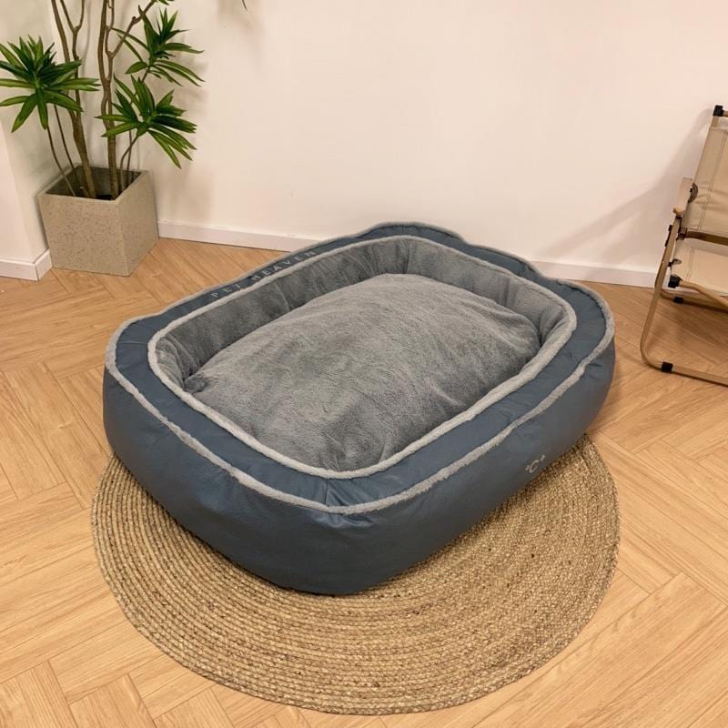 Hundebett MOLLY Kuschelbett Thickened Design Super Warm Blue / S