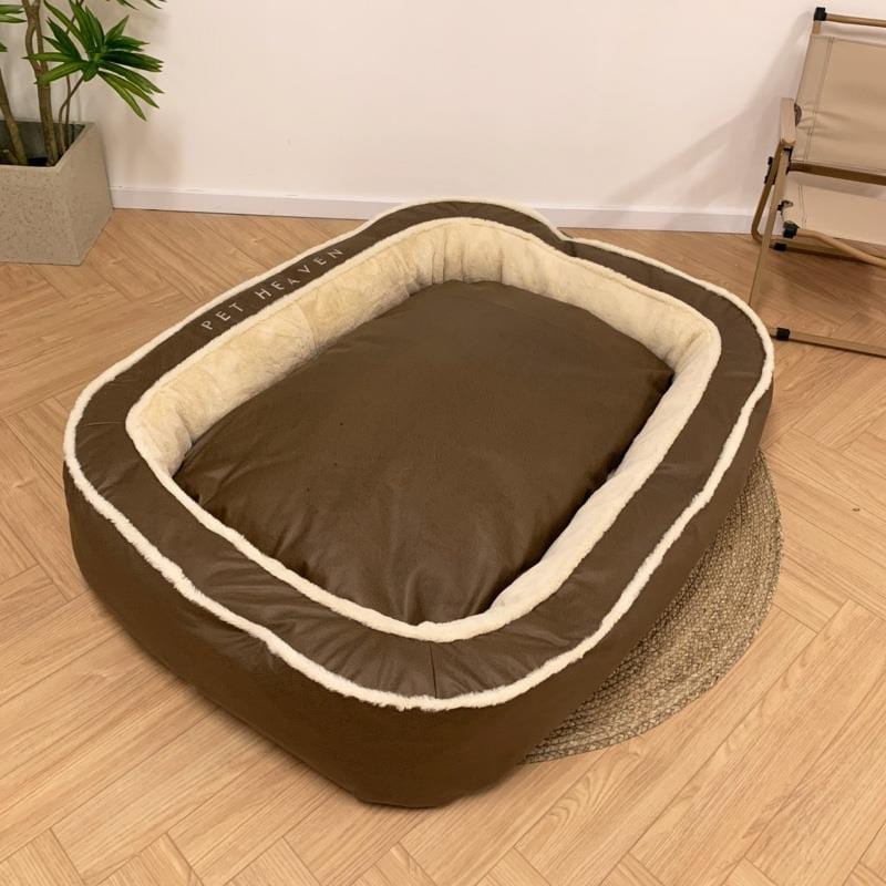 Hundebett MOLLY Kuschelbett Thickened Design Super Warm Brown / M