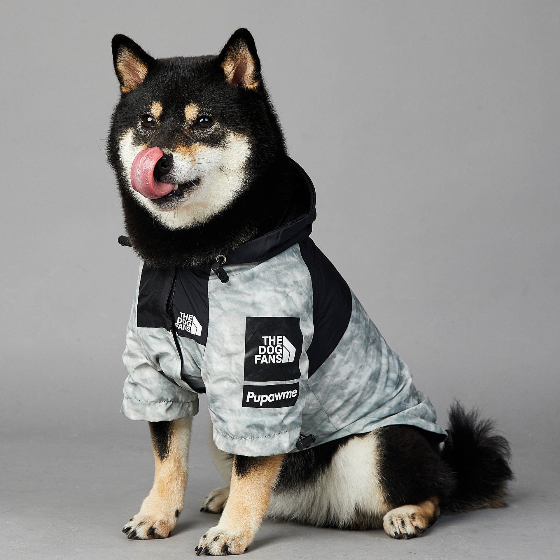 Hundejacke BASS GREY Hundehoodie für jedes Wetter