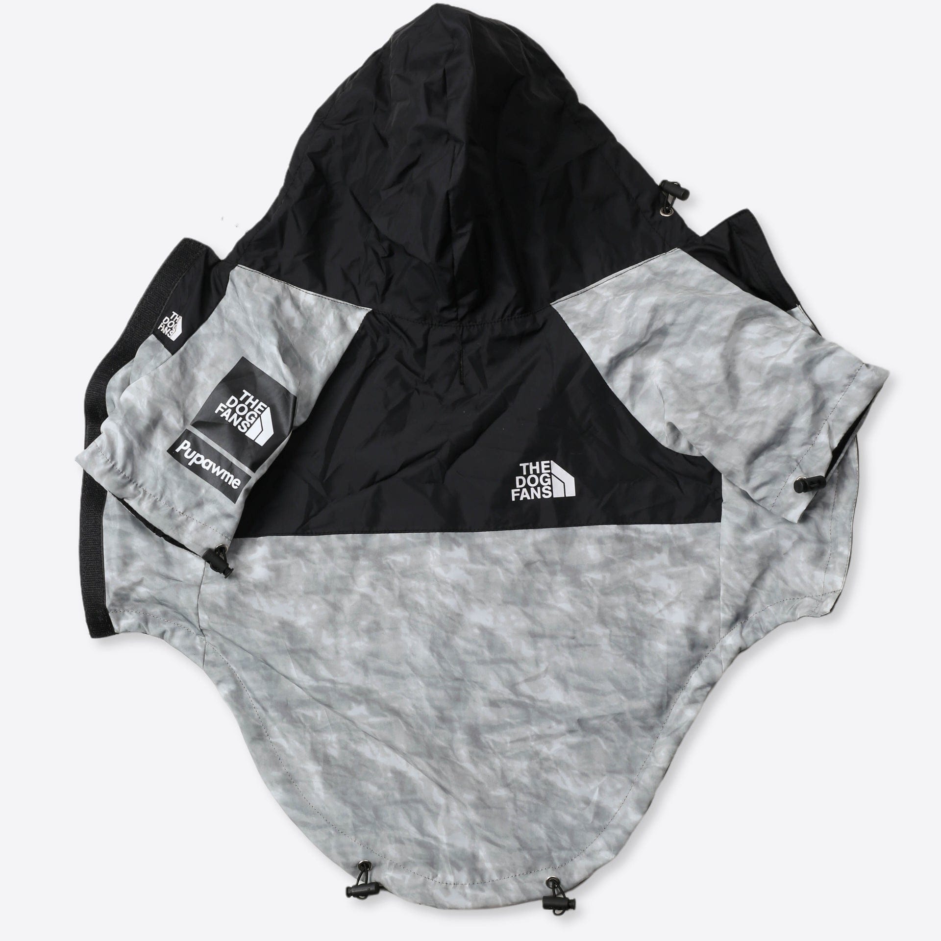 Hundejacke BASS GREY Hundehoodie für jedes Wetter S