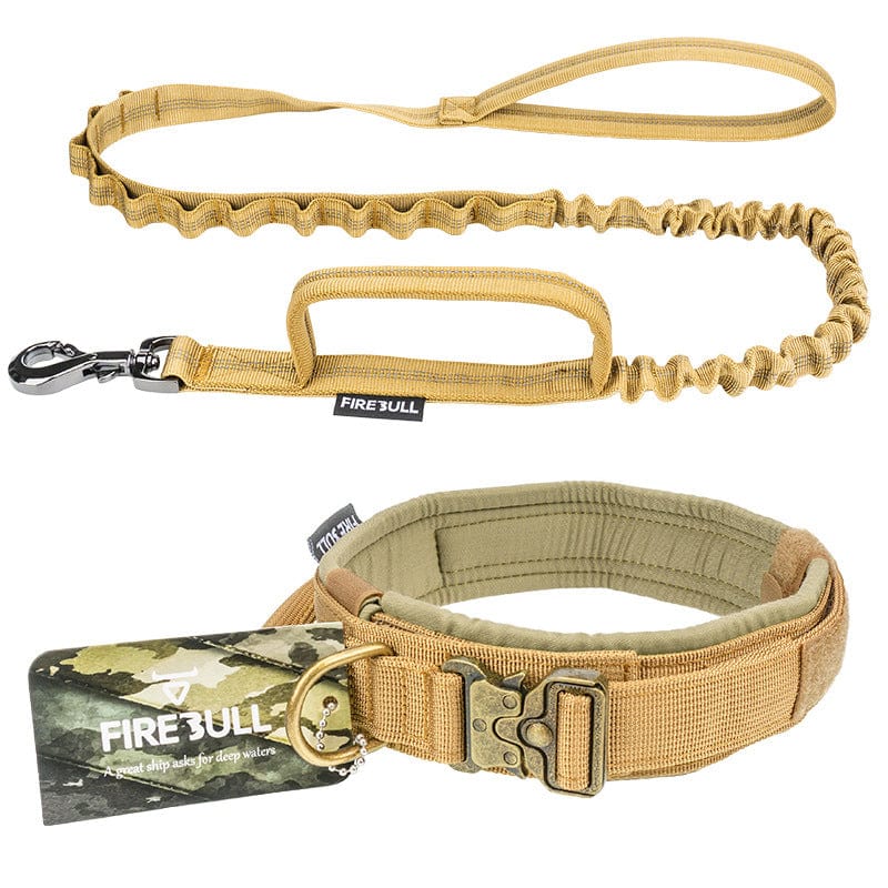 Hundeleine GOLIATH Halsband + Leine SET Set / Khaki / S