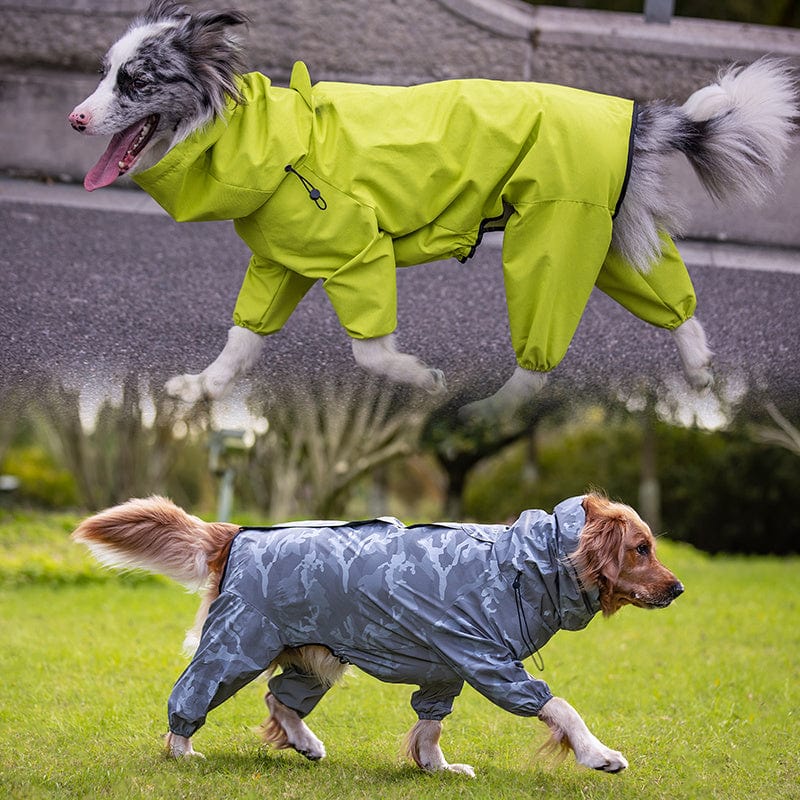 Hunderegenmantel DROP Reflektierend & Bequem Regenmantel für Hunde
