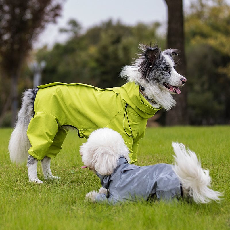 Hunderegenmantel DROP Reflektierend & Bequem Regenmantel für Hunde