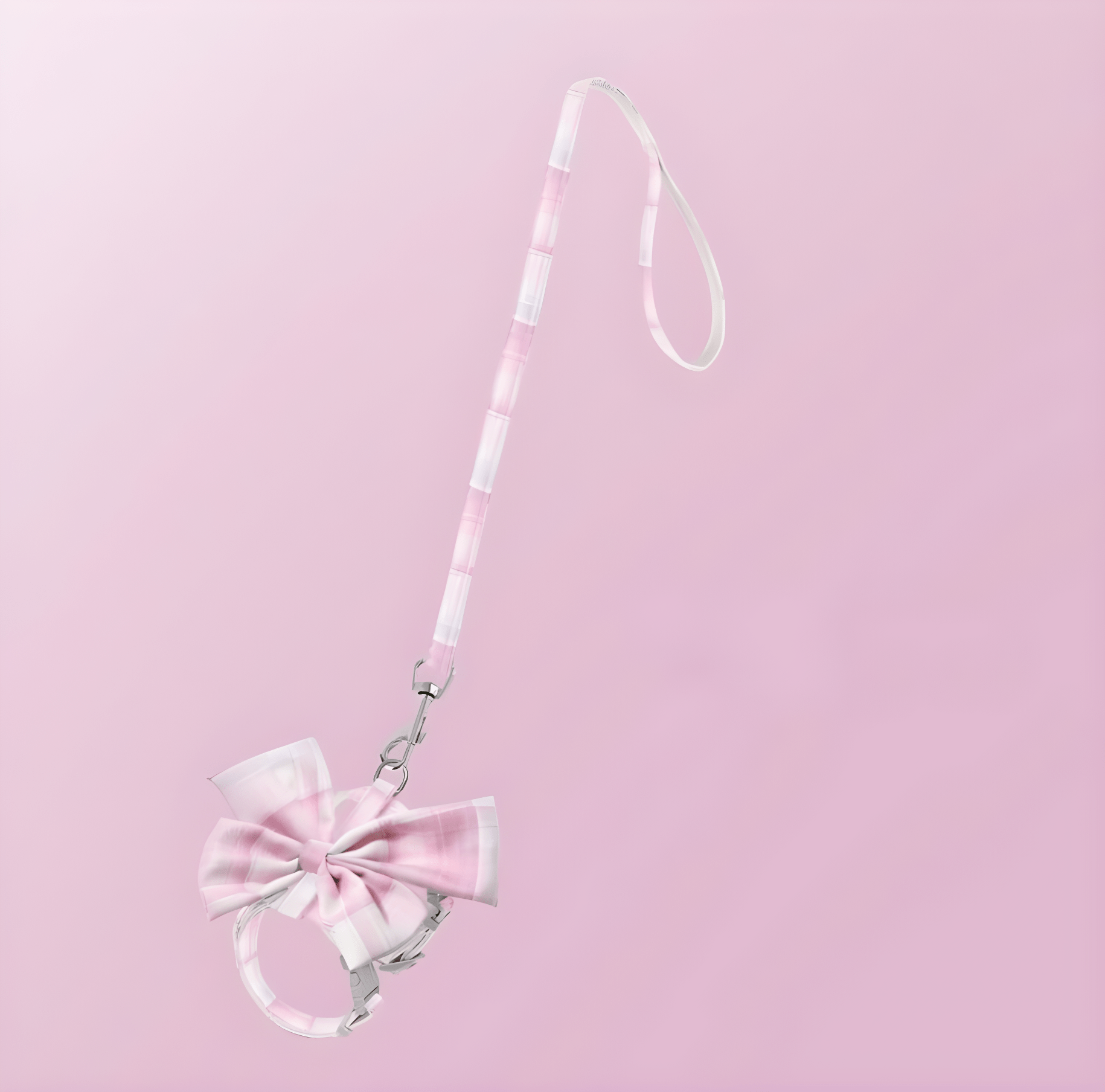 Katzengeschirr PABLO Elegantes Katzengeschirr SET mit Leine 1,25m Light Pink / S