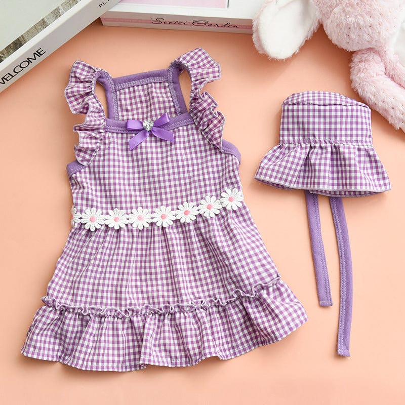Katzenkleid MRS. SUN Katzen-Sommermode Charming Purple / XS