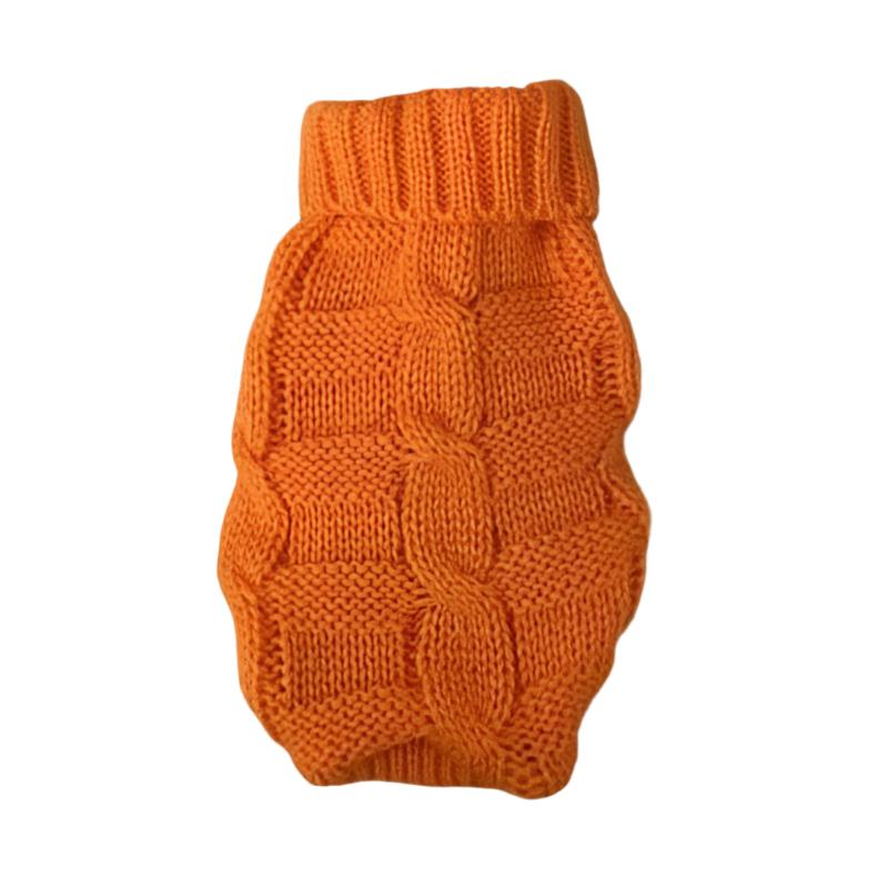 Katzenpullover TURTLE Katzenpullover für Herbst & Winter – Weich, warm & stilvoll Orange / XXXS