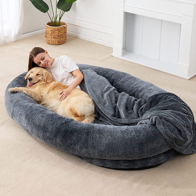 Kuschelbett SLEEP WITH ME Kuschelbett XXL Dark Grey / 185x120x30CM