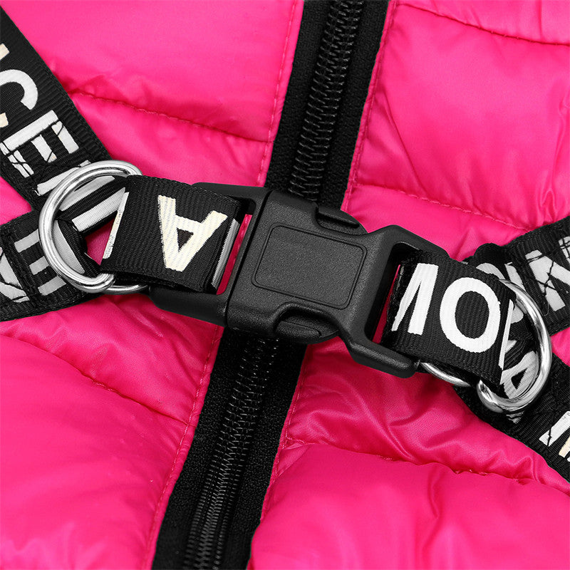 SNOWY Winterjacke für Hunde – Wasserdichte, Bequeme Jacke mit Reißverschluss &amp; D-Ringen