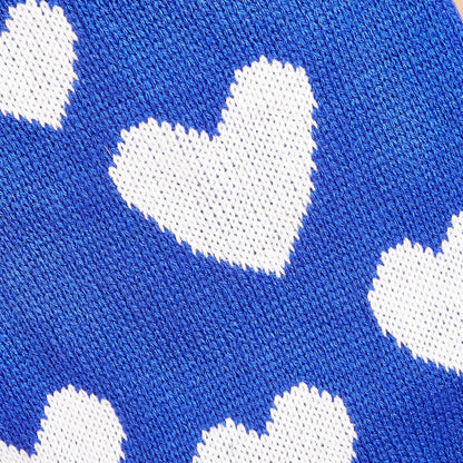 VDAY Hundepullover mit Herzen – Süßer Strickpulli