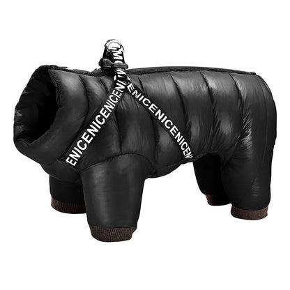 SNOWY Winterjacke für Hunde – Wasserdichte, Bequeme Jacke mit Reißverschluss &amp; D-Ringen