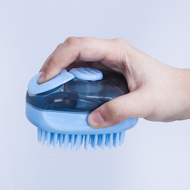Badebürste für Haustiere SOAPY Badebürste mit Shampoo-Spender – Praktische Fellpflege