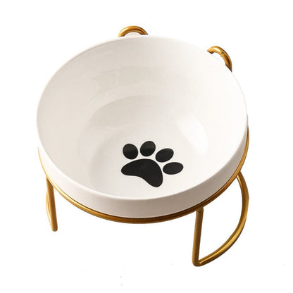 Futternapf CRUMBS Keramik-Futternapf für Katzen mit Ständer – Robust &amp; Elegant