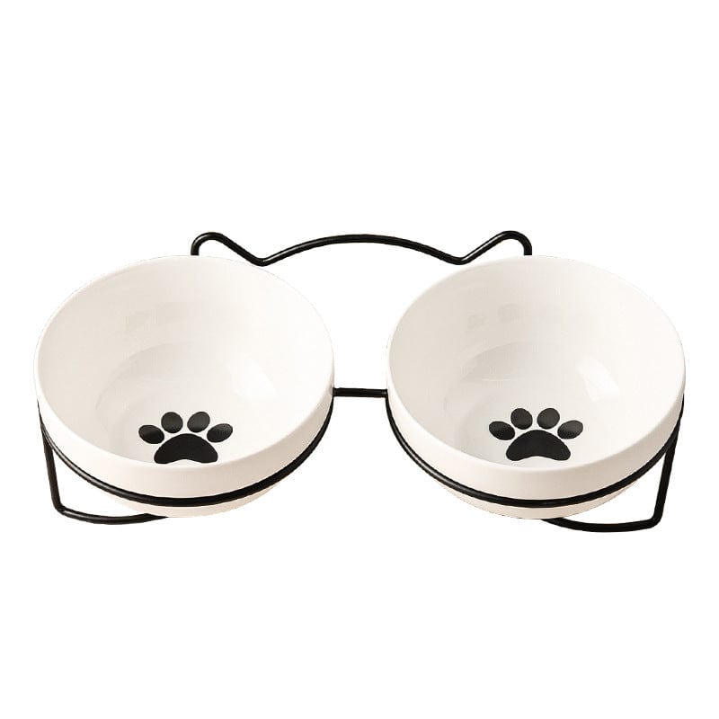 Futternapf CRUMBS Keramik-Futternapf für Katzen mit Ständer – Robust &amp; Elegant PAW Set