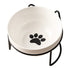 Futternapf CRUMBS Keramik-Futternapf für Katzen mit Ständer – Robust & Elegant PAW Single