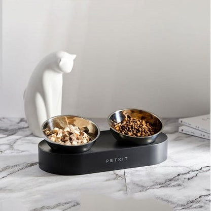 Futternapf ROUNDY Doppel-Futternapf für Katzen &amp; Hunde