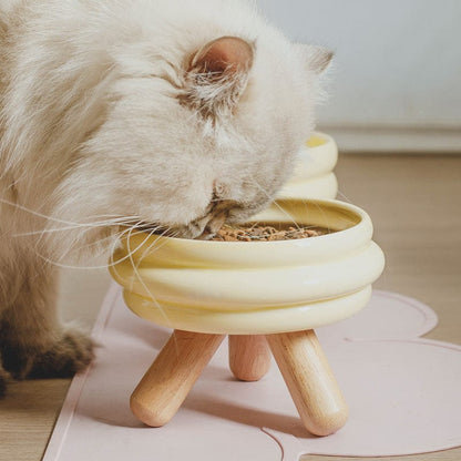 Futternapf SUNDAE Stilvoller Erhöhte Keramiknapf