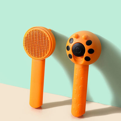 Haustier Fellbürste HIPAW Effektiver Pflegekamm für Haustiere Orange