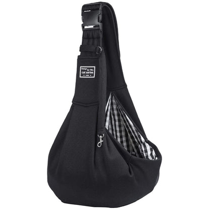 Haustier Schultertasche KANGOO Komfortable Haustier-Schultertasche Black