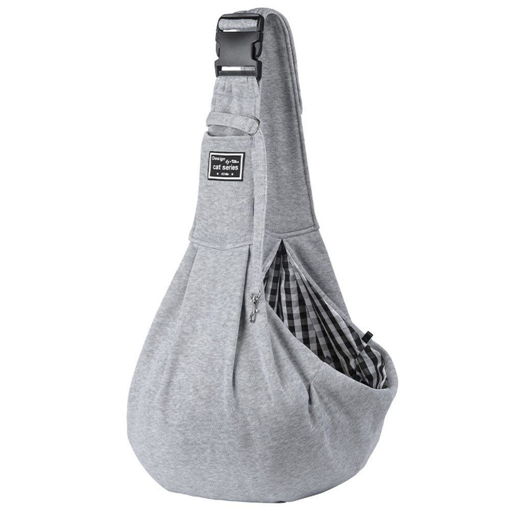 Haustier Schultertasche KANGOO Komfortable Haustier-Schultertasche Gray