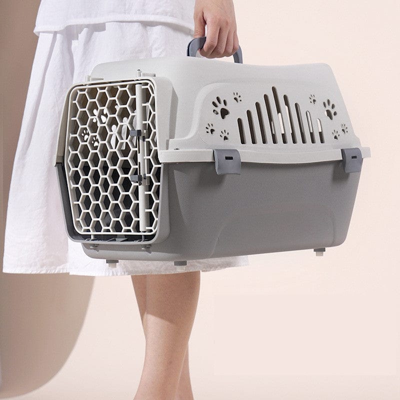 Haustier Transporttasche CARRIE Luftzirkulierende Transportbox für Haustiere – Ideal für Reisen und Tierarztbesuche