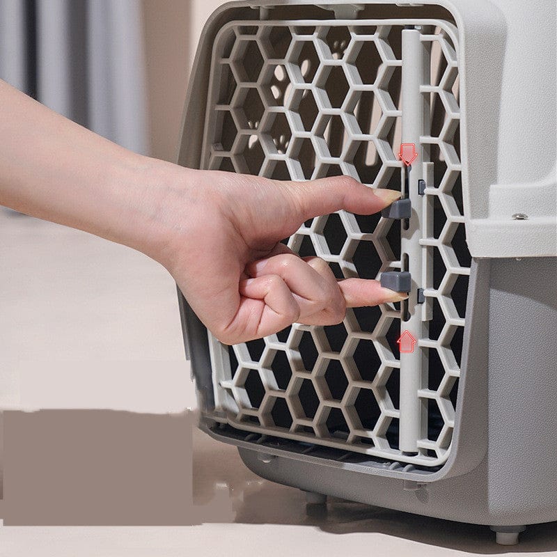 Haustier Transporttasche CARRIE Luftzirkulierende Transportbox für Haustiere – Ideal für Reisen und Tierarztbesuche