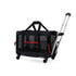 Haustier Transporttasche DOLLY Atmungsaktive Trolley-Tragetasche für Haustiere Black