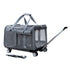 Haustier Transporttasche ROAD Großer Haustier-Trolley mit 360° Rädern Dark B