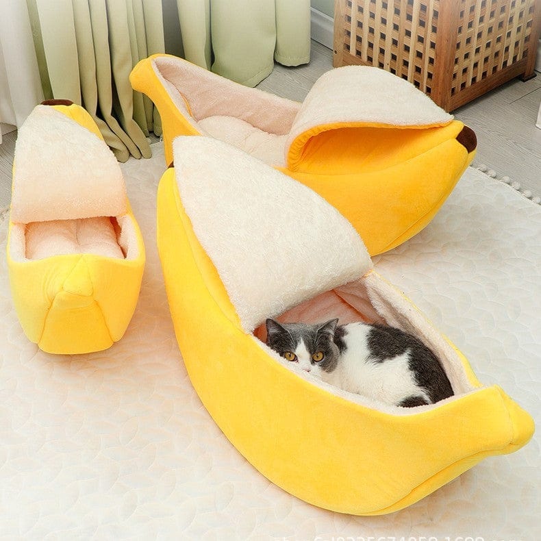 Haustierbett BANANA Kuschelweiches Haustierbett