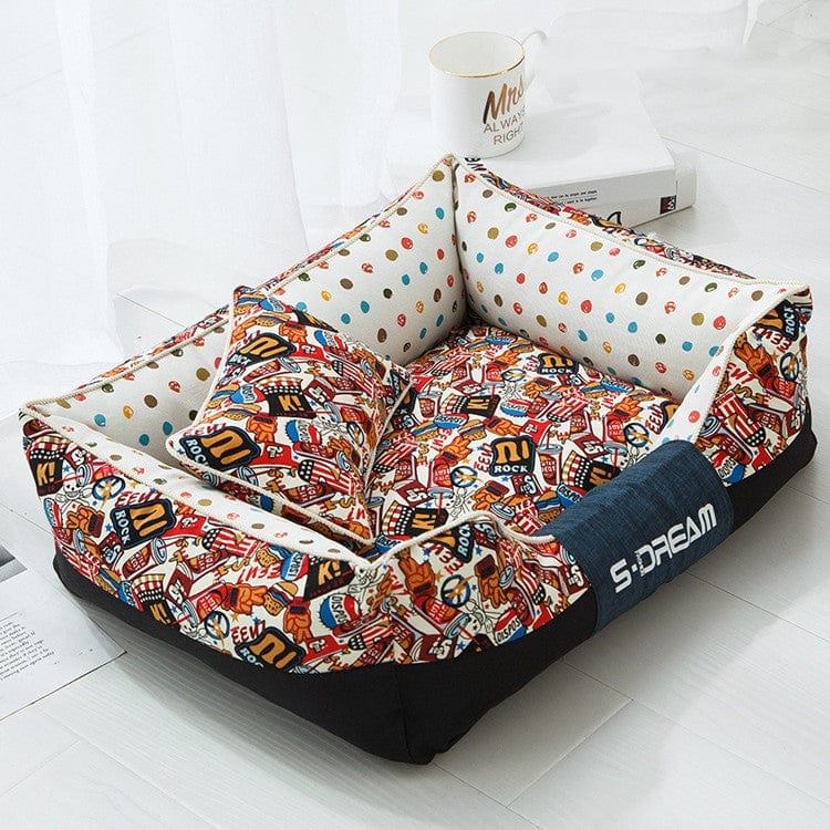 Haustierbett COMICS Dream Kuschelbett Cola / Ohne Kissen / S