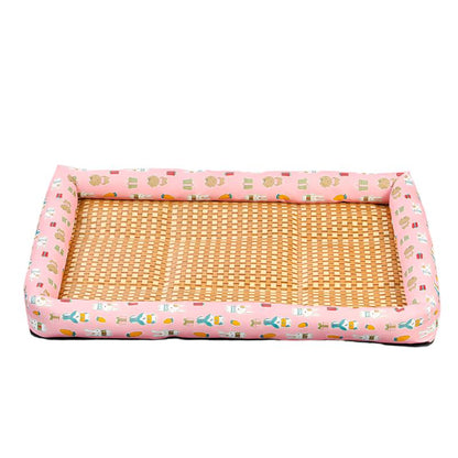 Haustierbett COOL Kühlmatte für Haustiere Pink / 40x30 cm