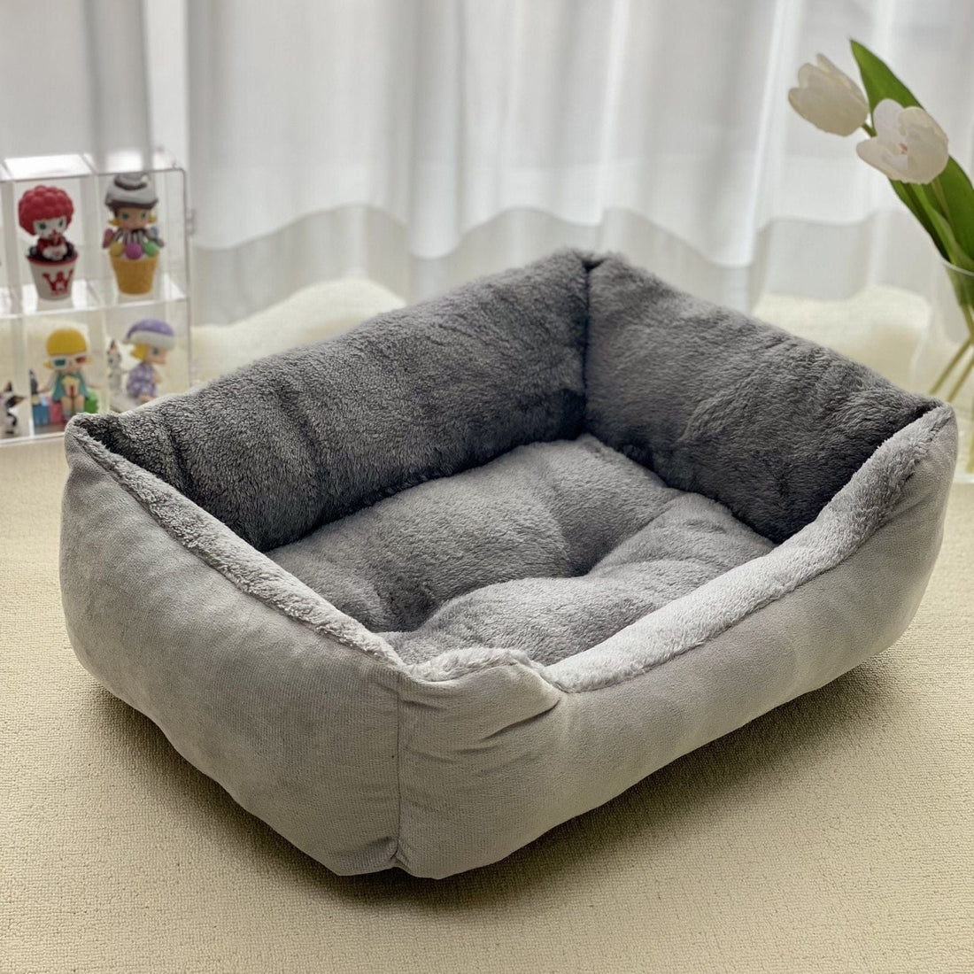 Haustierbett RUSTY Winter Tierbett aus Flanell