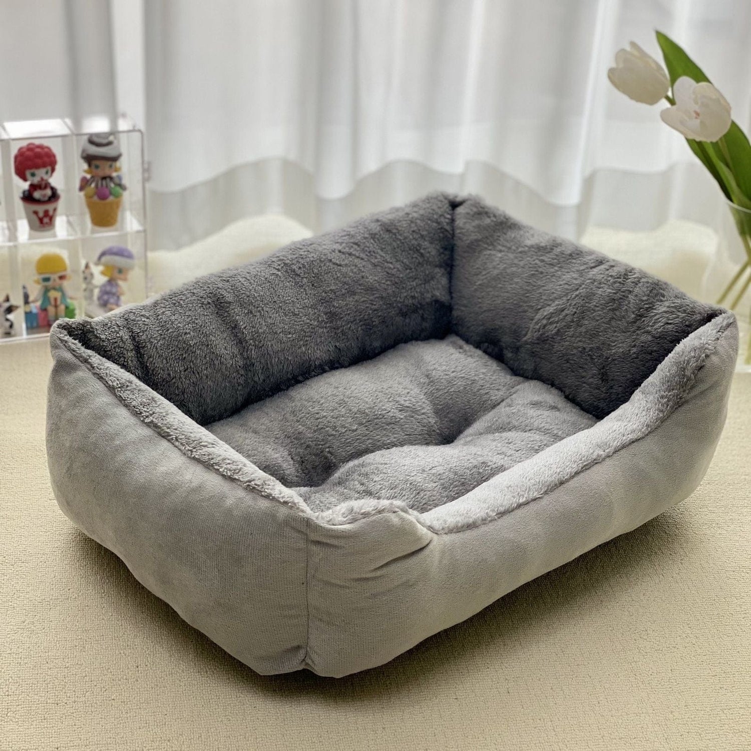 Haustierbett RUSTY Winter Tierbett aus Flanell
