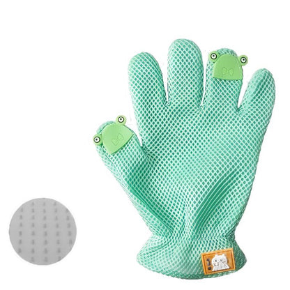 Haustierpflege Handschuh JOHN Haustierpflege Handschuh – Multifunktionale Silikonbürste für Bad, Massage und Haarentfernung