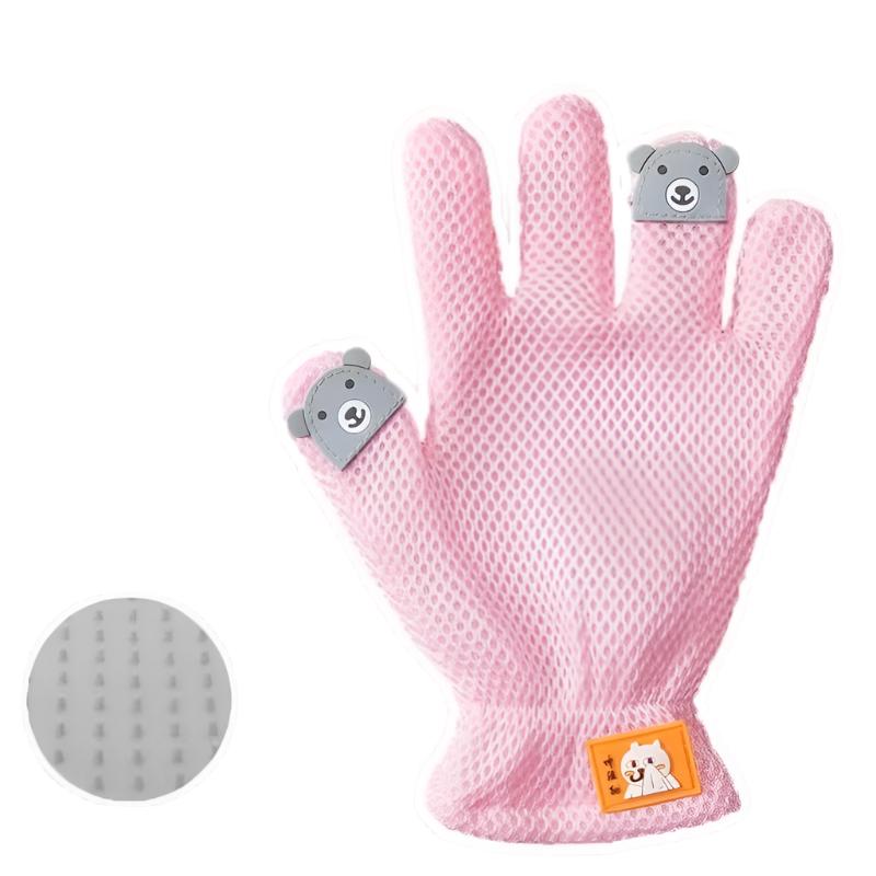 Haustierpflege Handschuh JOHN Haustierpflege Handschuh – Multifunktionale Silikonbürste für Bad, Massage und Haarentfernung