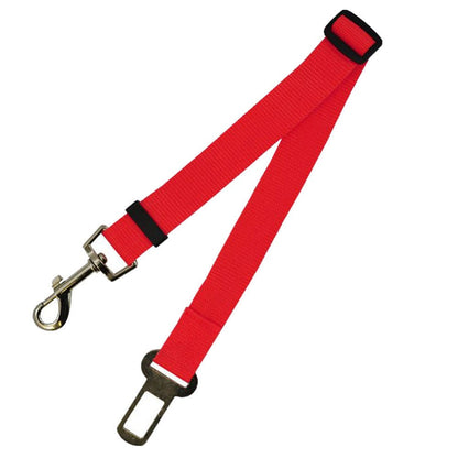 Hunde Sicherheitsgurt RILEY Auto Sicherheitsgurt für Hunde 70cm Red
