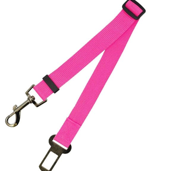 Hunde Sicherheitsgurt RILEY Auto Sicherheitsgurt für Hunde 70cm Rose Red