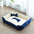 Hundebett BONNY Vier Jahreszeiten Hundebett Navy+Beige / S