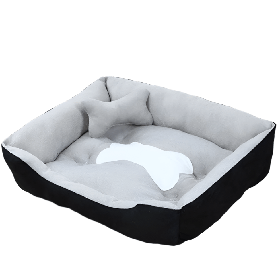 Hundebett CHOW Vier Jahreszeiten Hundebett Black+Grey / S