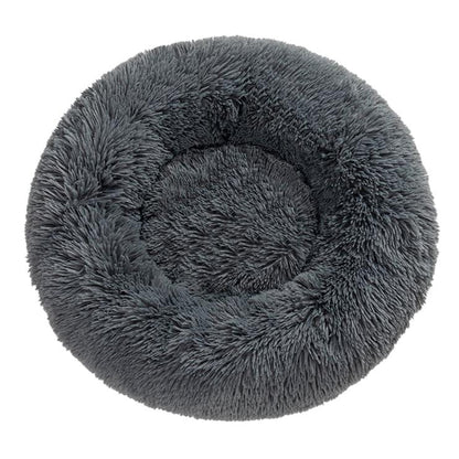 Hundebett FLUFF Flauschiges Hundebett S - ⌀40 cm / Dark Grey