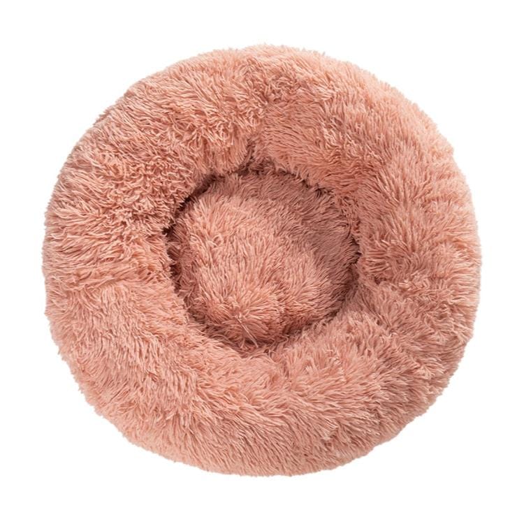 Hundebett FLUFF Flauschiges Hundebett S - ⌀40 cm / Fairy Pink