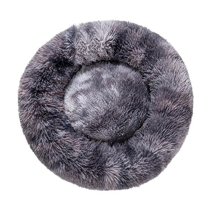 Hundebett FLUFF Flauschiges Hundebett S - ⌀40 cm / Gradient Grey