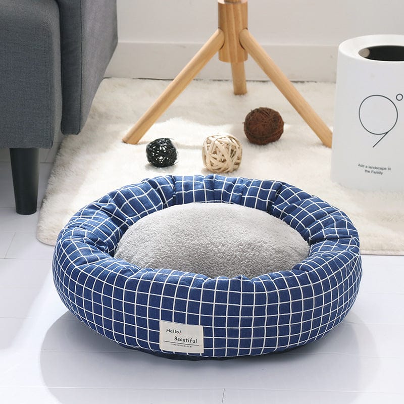 Hundebett LUCY Design Kuschelbett Blue / S
