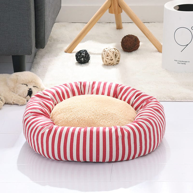 Hundebett LUCY Design Kuschelbett Red / S