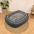 Hundebett MOLLY Kuschelbett Thickened Design Super Warm Blue / S