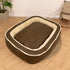 Hundebett MOLLY Kuschelbett Thickened Design Super Warm Brown / M